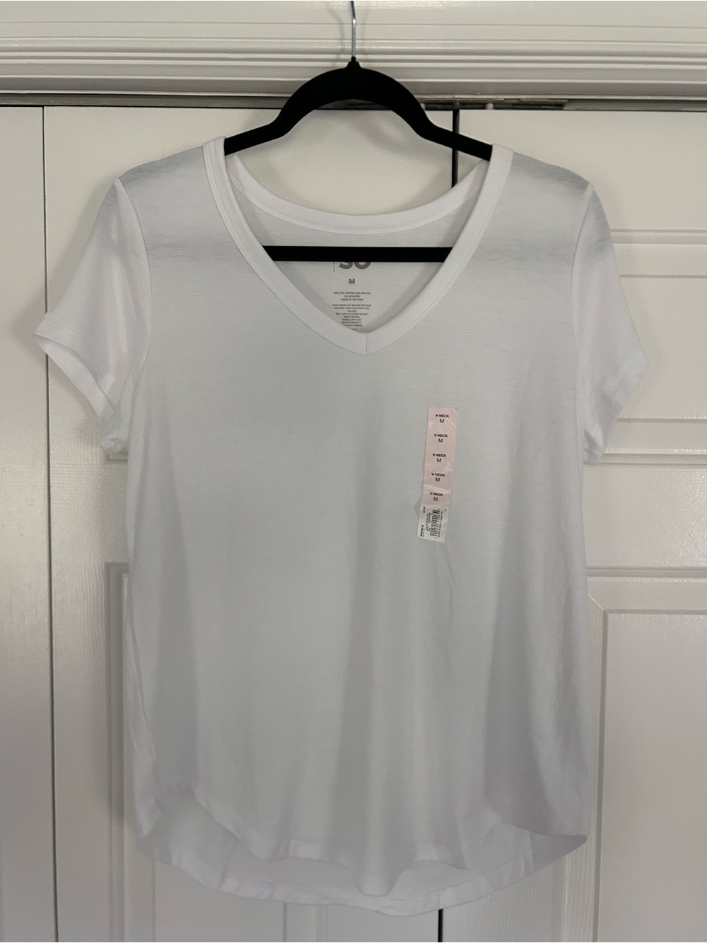 SO Clothing White V-Neck T-Shirt 
Brand new with tags